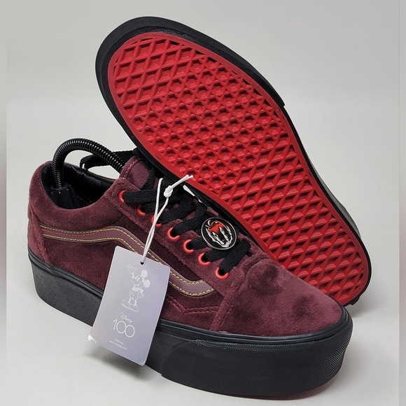Vans Disney x Old Skool Stackform 'Poison Apple' Snow White Womens Size 8.5New - Picture 1 of 10